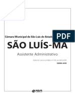 Assitente Administrativo São Luiz Do Maranhão PDF
