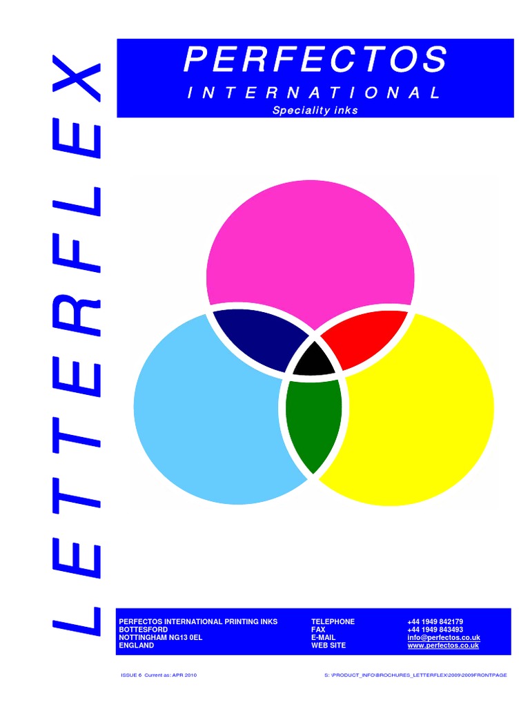Perfectos Specialty Inks Overview | PDF | Ink | Textiles