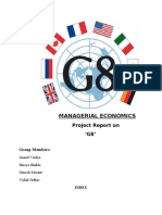 Managerial Economics: Project Report On G8'