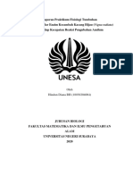 Laporan Praktikum Fisiologi Tumbuhan (Enzim)