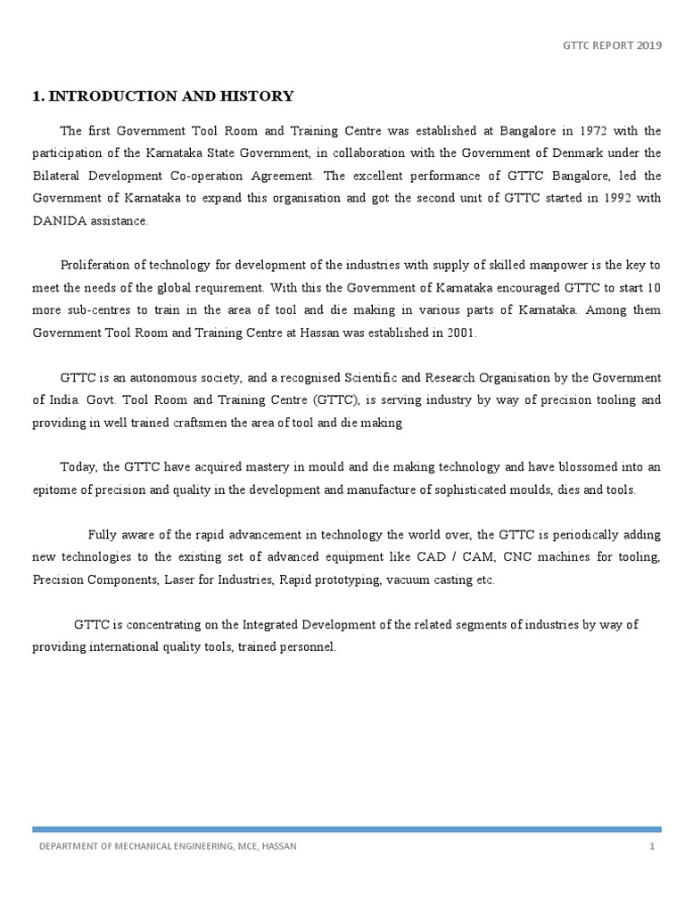 GOVERNMENT TOOLS AND TRAINING CENTRE intelligence overview