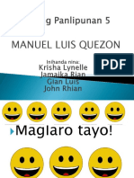 Power Point Manuel Quezon