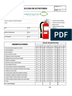 Formato S - 017 Inspeccion de Extintores