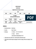 Jadwal Pelajaran TPA Nurul Iman