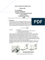 Laporan Capacitive Proximity Sensor