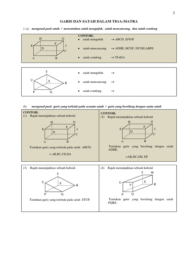 Modul Garis Dan Satah Pdf