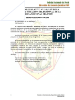 Decreto Legislativo 1149 - Ley de La Carrera y Situacion Del Personal de La PNP