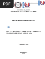 DISCIPLINA DE SINTAXE, SEMÂNTICA E PRAGMÁTICA DA LÍNGUA BRASILEIRA DE SINAIS- LIBRAS