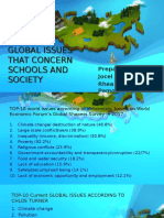 Global Issues That Concern Schools and Society