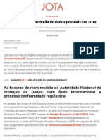 Privacidade e proteção de dados pessoais em 2019 - JOTA Info(1)