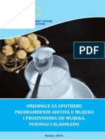 Upotreba Aditiva U Mlijeku PDF