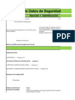 Ficha de Seguridad de La Arena