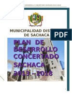 Versión Final Del Plan de Desarrollo Concertado de Sachaca 2013 - 2018