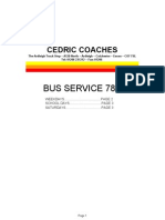 Bus Service 78X: Cedric Coaches