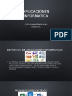 Aplicaciones Informatica