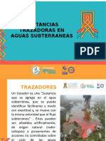 Sustancias Trazadoras en Hidrogeologia