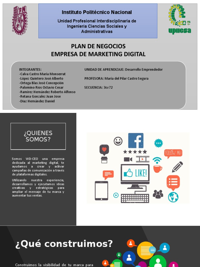 Plan de Negocios para WD-CEO Marketing | PDF | Marketing de motores de ...