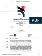 Abstract - Design Thinking at Work - David Dunne
