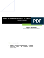 Clase 22 - Prueba de Comprensión Lectora de Complejidad Lingüística Progresiva (CLP)