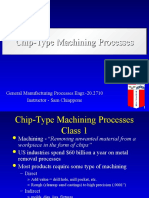 Chip-Type Machining Processes
