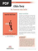 This Boy by Lauren Myracle Discussion Guide