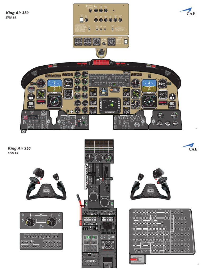 King Air 350 Cockpit Overview | PDF | Aerospace Engineering | Transport
