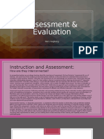 Assessment Evaluation