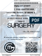 SURGERY 2019-2008 Regular-Supplementary Chapter Wise Question Papers WBUHS-1 PDF