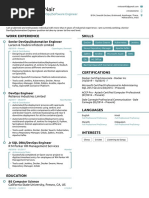 Vinit's Resume