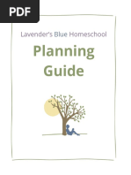 Lavenders Blue Homeschool Planning Guide