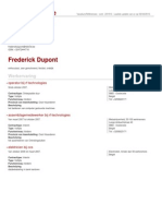 Curriculum Vitae: Dhr. Frederick Dupont