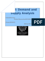 Economic Report _steel Demand Supply