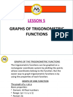 Graphs of Trigonometric Functions