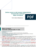 Homicidio calificado  Mapa conceptual