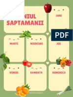 Meniul Saptamanii - Planner