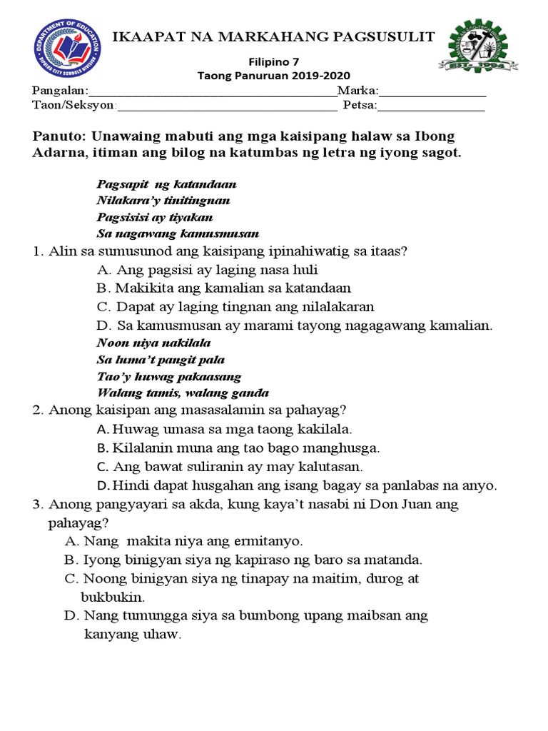 Filipino 7 PDF | PDF