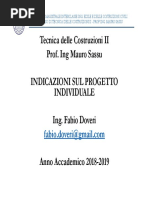 indicazioni progettuali