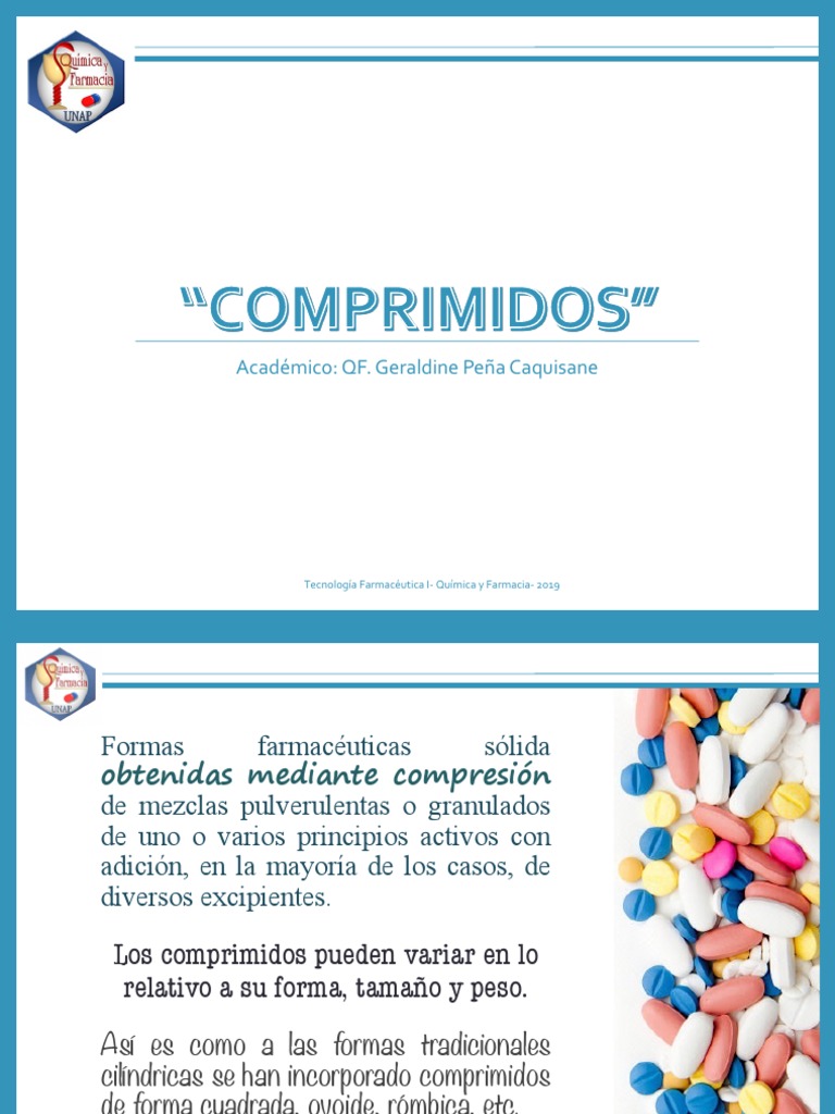 7 Comprimidos | PDF | Tableta (Farmacia) | Medicamentos con receta