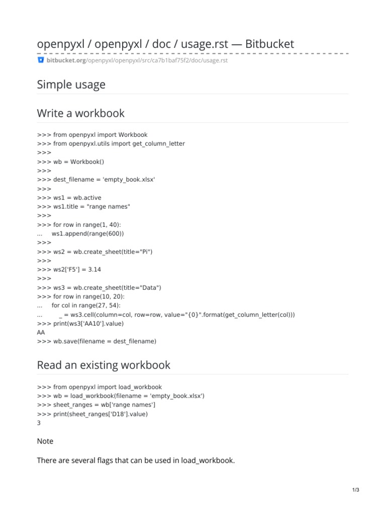 Openpyxl | PDF | Microsoft Excel | Areas Of Computer Science
