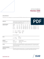 152 - Hardox - 500 - MX - Ficha Tecnica PDF