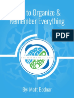 Organize Remember Everything Updated PDF