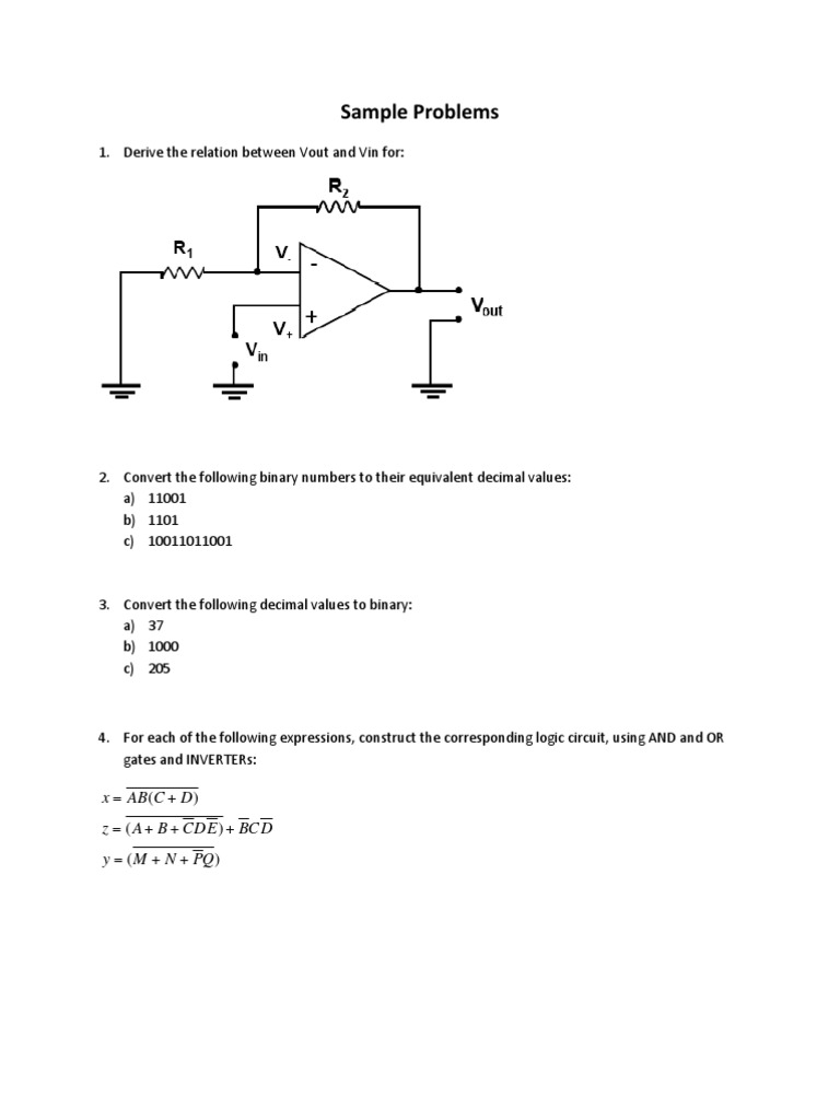 Problems 2 | PDF