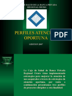 Perfiles Atencion Oportuna Oruro