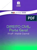 #DIREITO CIVIL (P. GERAL) - MAITE