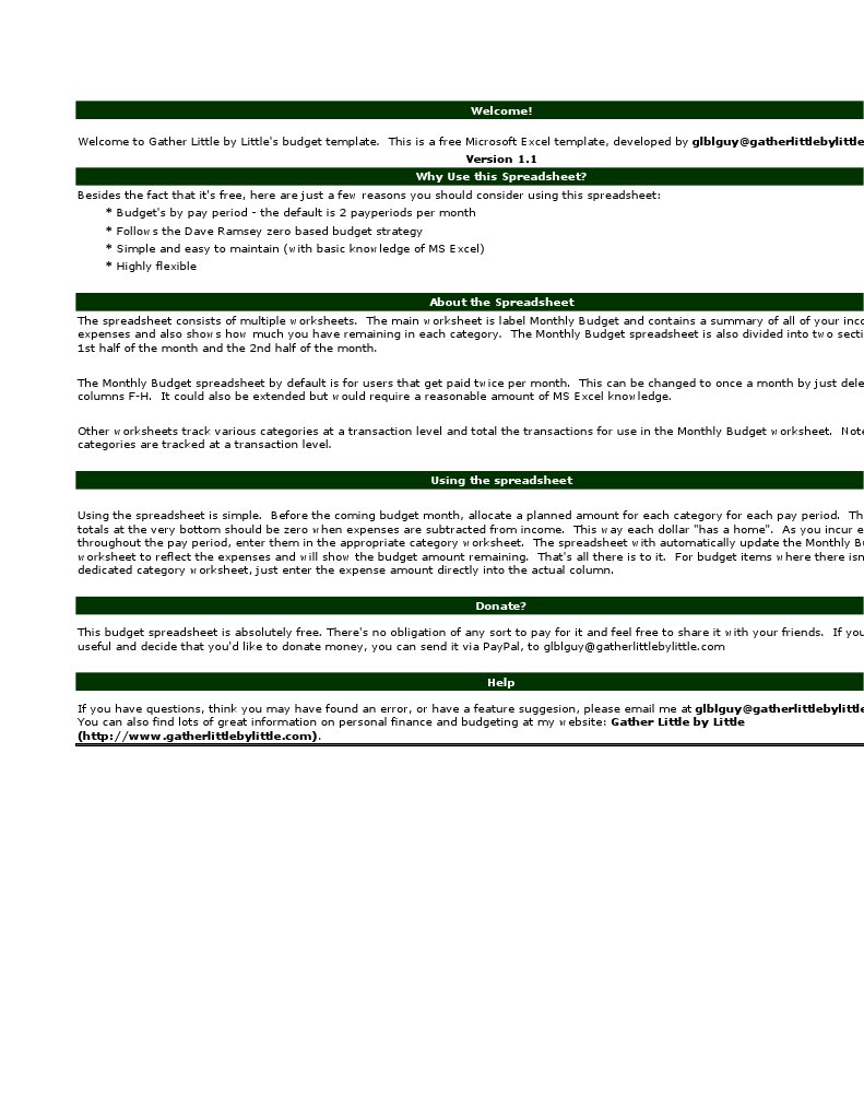 Free Dave Ramsey Budget Template Excel | PDF | Spreadsheet | Worksheet, image size:791x1023