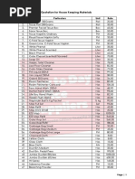 Taski Chemical List and Dilution Chart | PDF