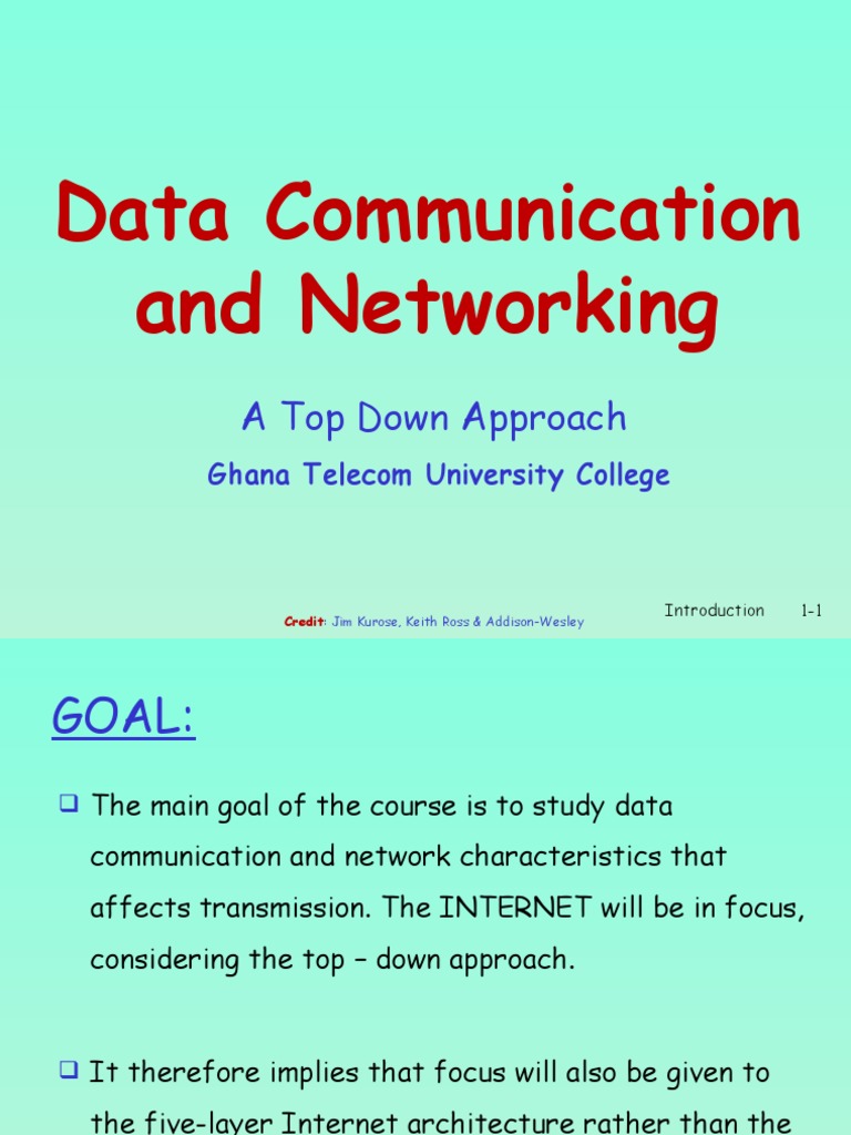 Data Communication and Networking A Top Down Approach PDF Computer