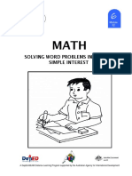 Math 6 DLP 52 - Solving Word Problems Involving Simple Interest