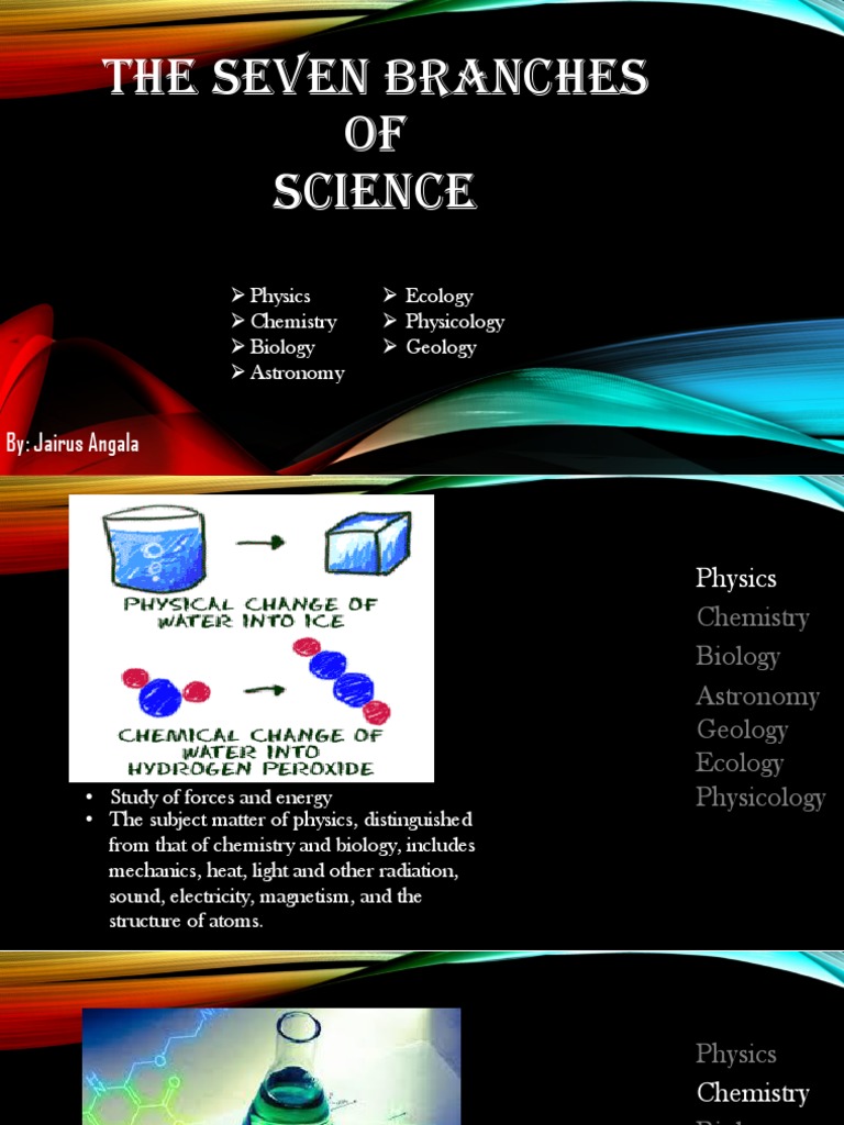 5 Branches of Science | PDF | Astronomy | Biology