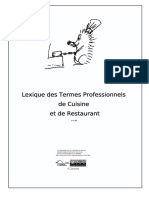 Lexique Termes Cuisine V1 7 F Cecconi 2011